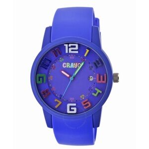 Crayo Festival Watch in Blue Silicone with date